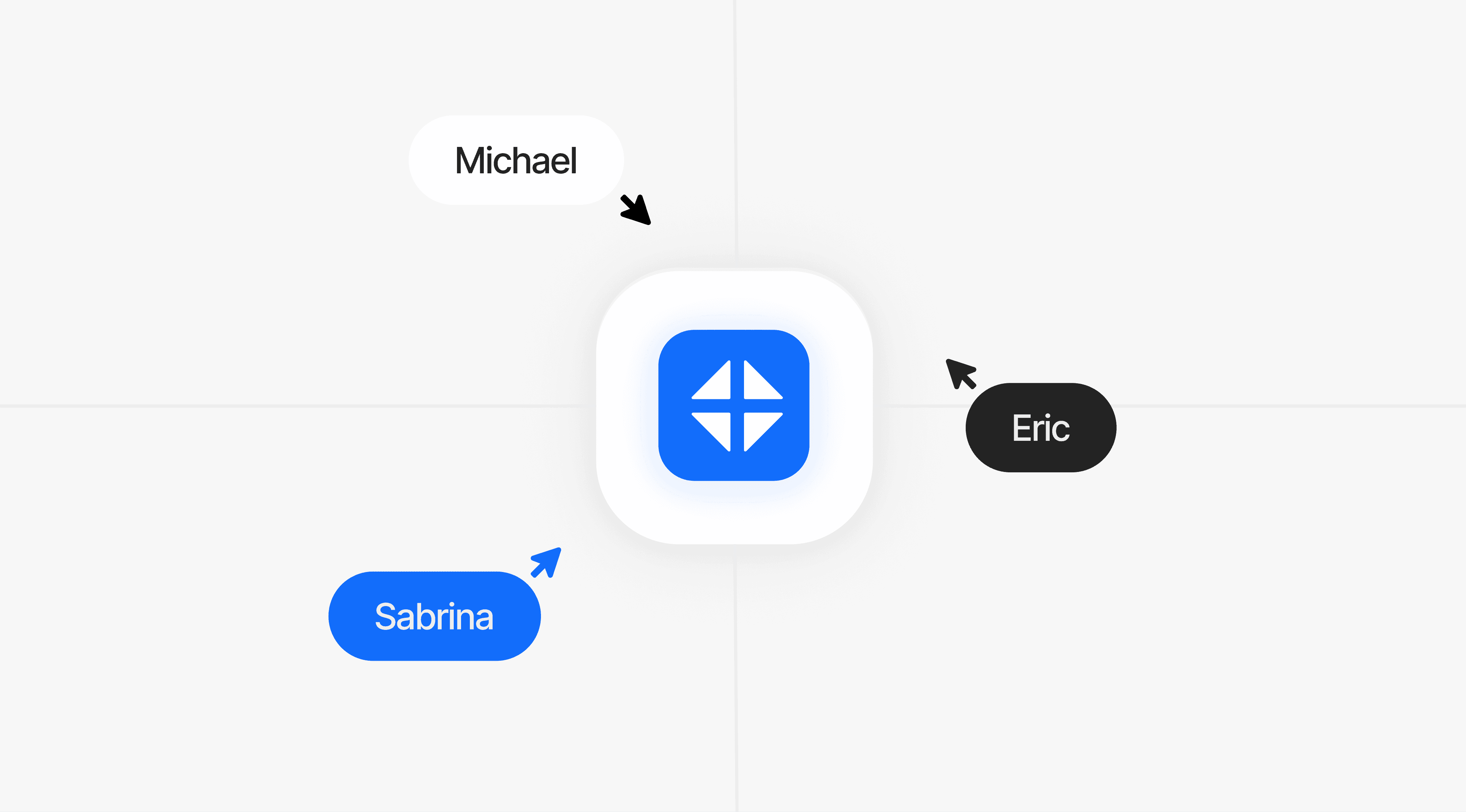 Live activity view with collaborators updating a business profile.