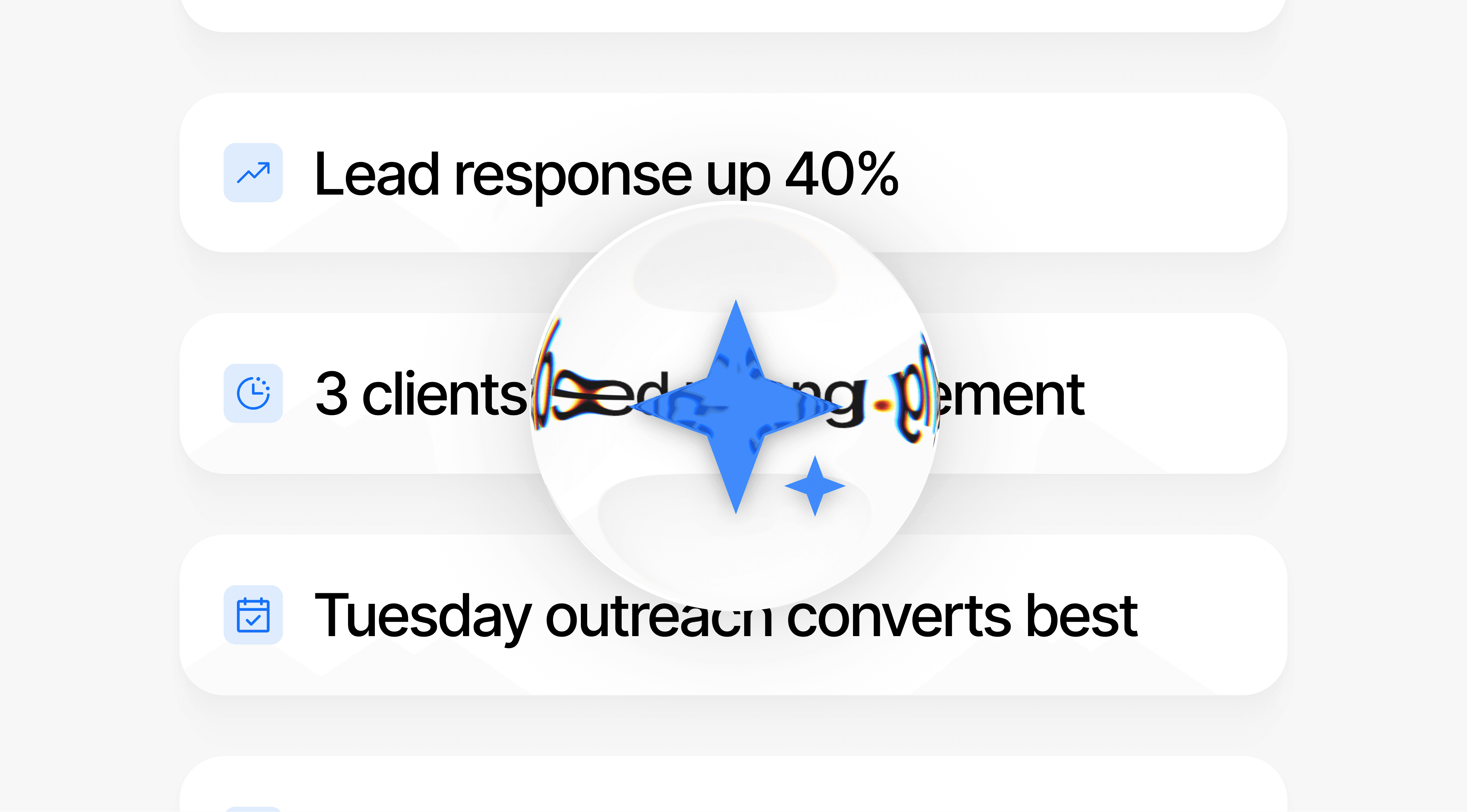 AI-suggested responses generated automatically from customer activity.